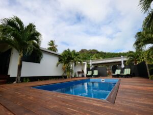 Pool between Villas